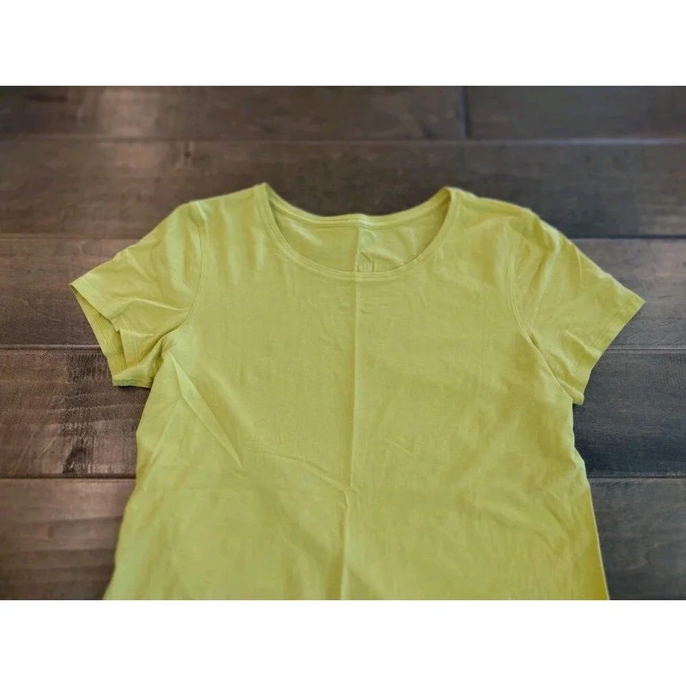 LULULEMON Women's EEUC Love bright yellow short-sleeve t-shirt tee - 4